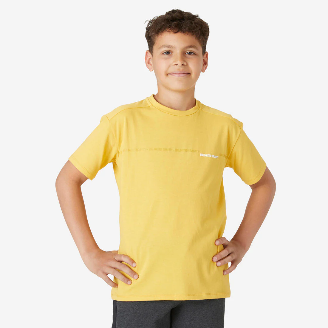 Kids' Breathable Cotton T-Shirt 500 - Image 3