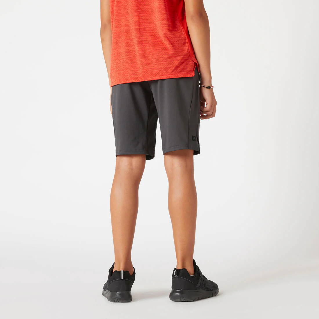 Kids' Breathable Shorts 500 - Grey - Image 4