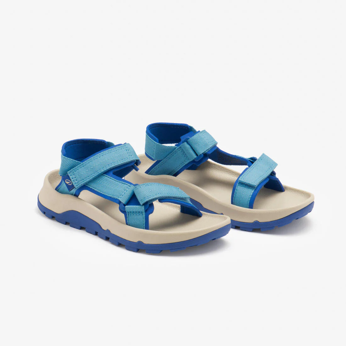 Kids’ comfortable, riptab hiking sandals, NH500 UK Jr size 7 - 5.5 - Image 2