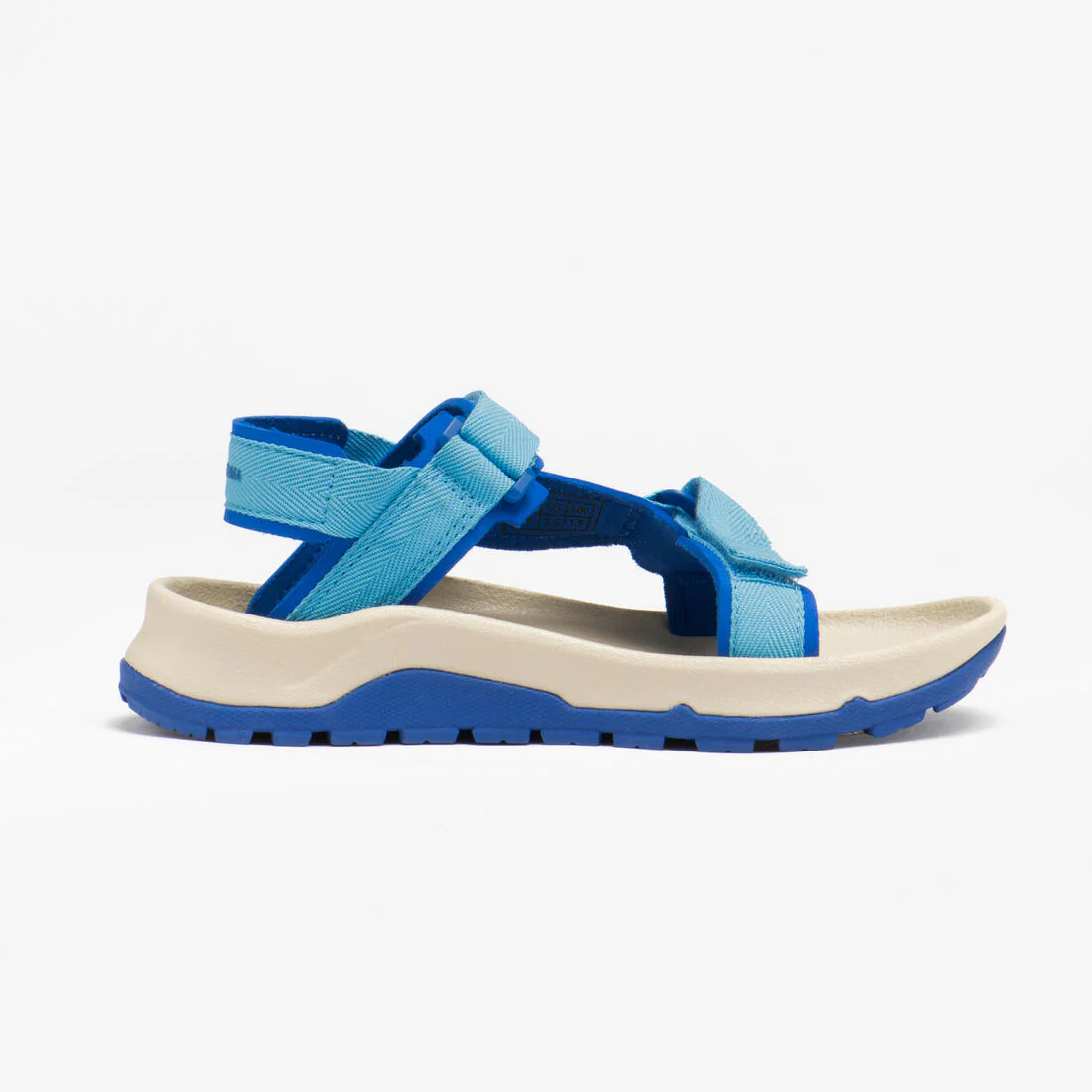 Kids’ comfortable, riptab hiking sandals, NH500 UK Jr size 7 - 5.5 - Image 3