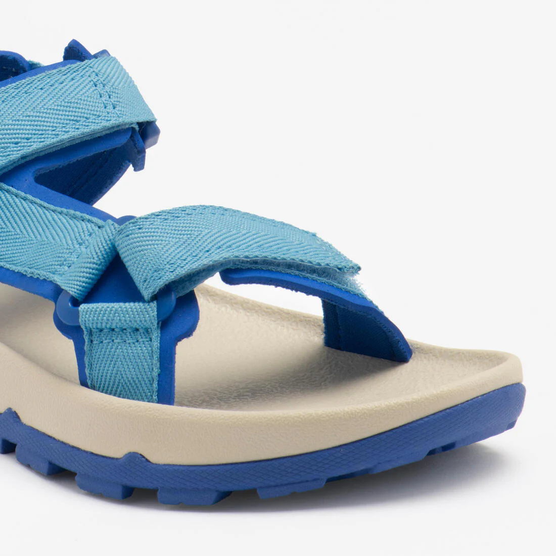 Kids’ comfortable, riptab hiking sandals, NH500 UK Jr size 7 - 5.5 - Image 6