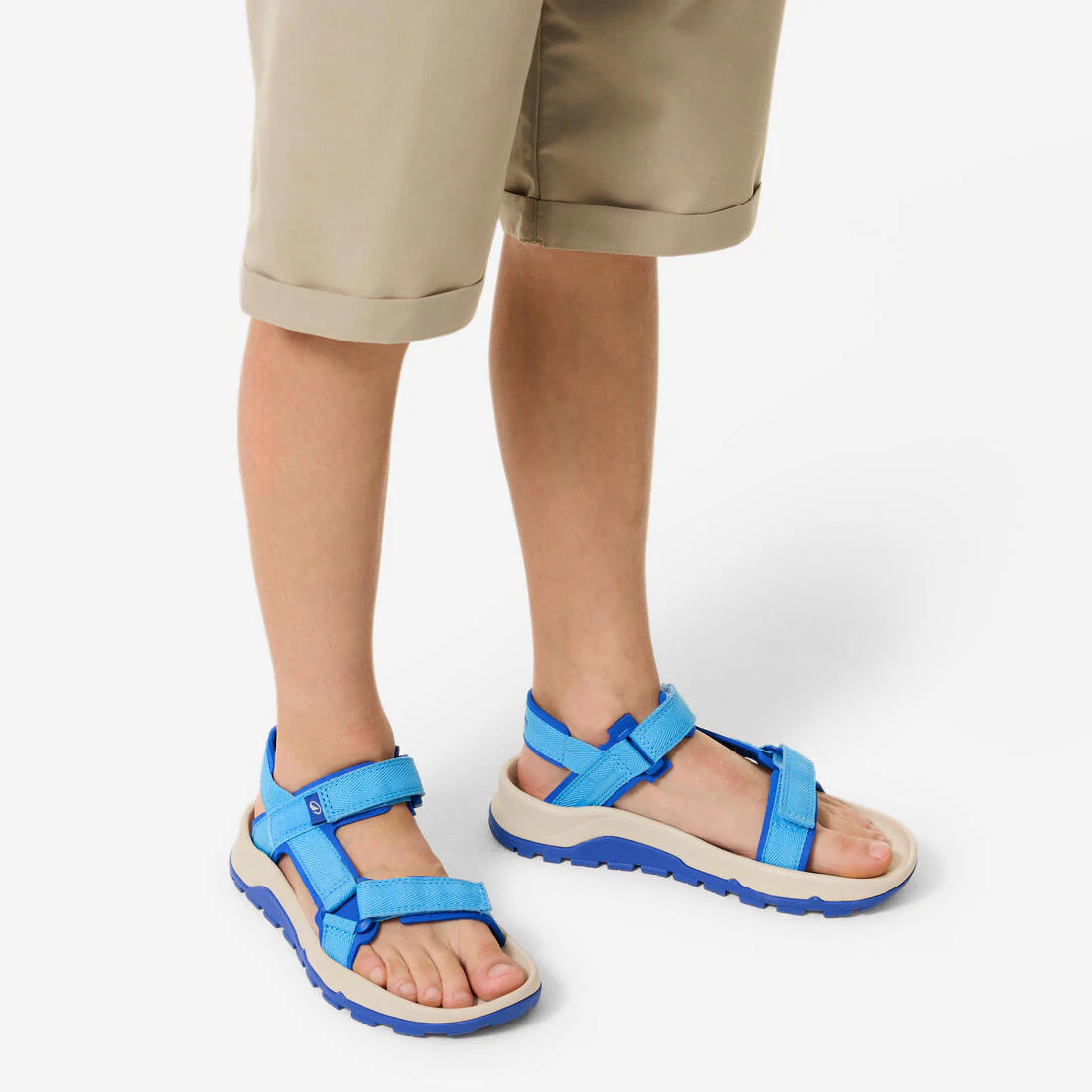 Kids’ comfortable, riptab hiking sandals, NH500 UK Jr size 7 - 5.5 - Image 8