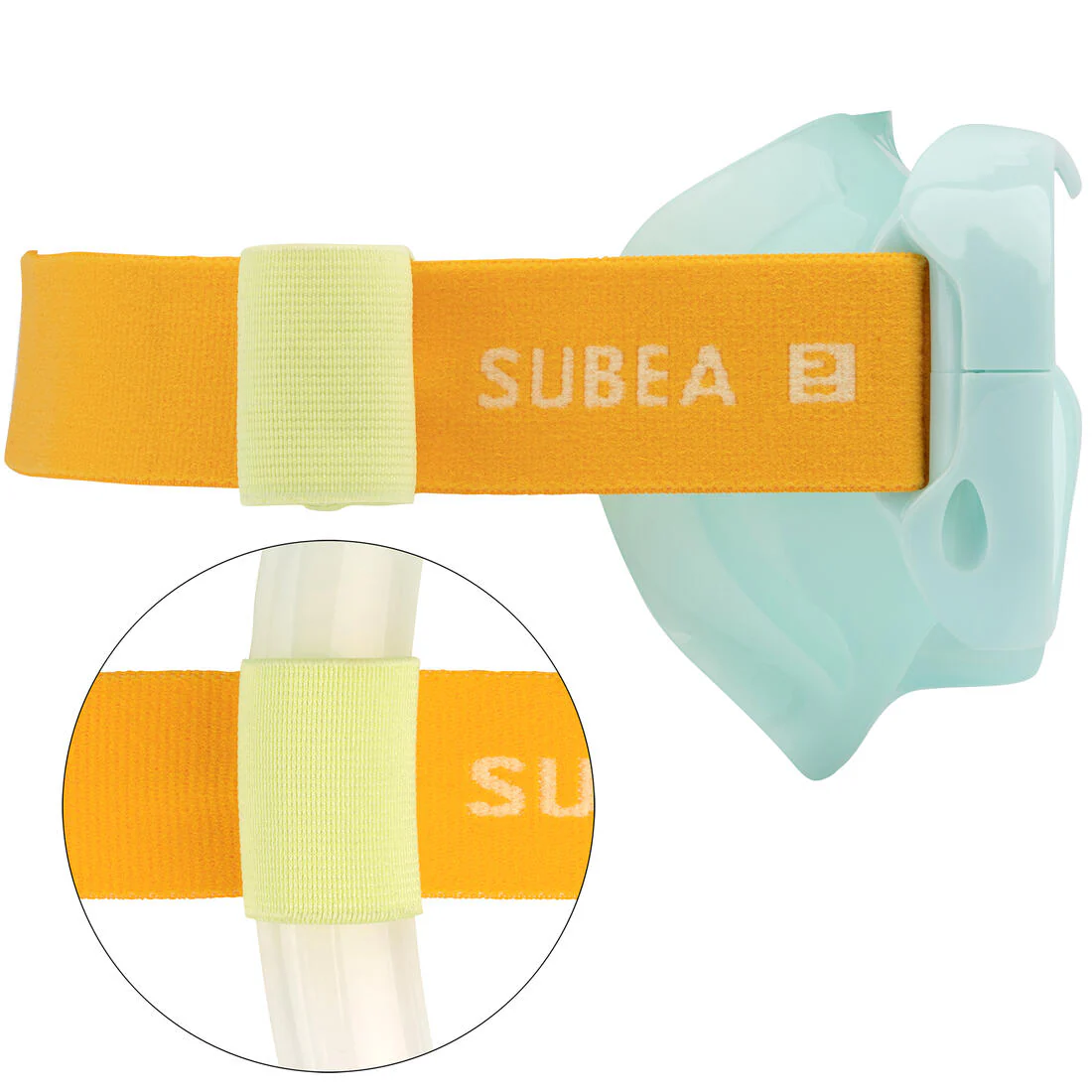 Kids diving mask - 100 comfort pastel - Image 4