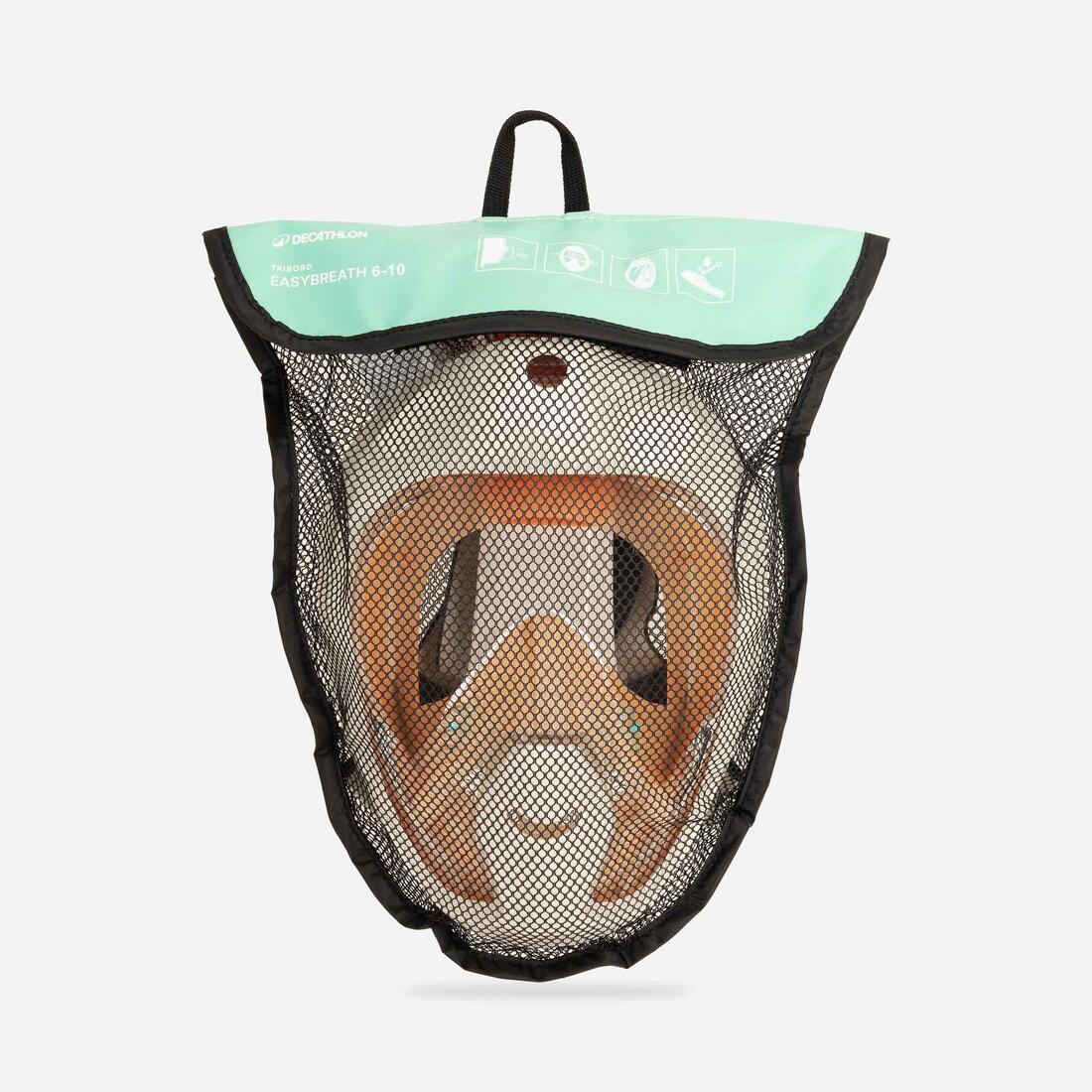 Kids’ Easybreath snorkelling surface mask XS (ages 6-10) NO BAG - Image 17