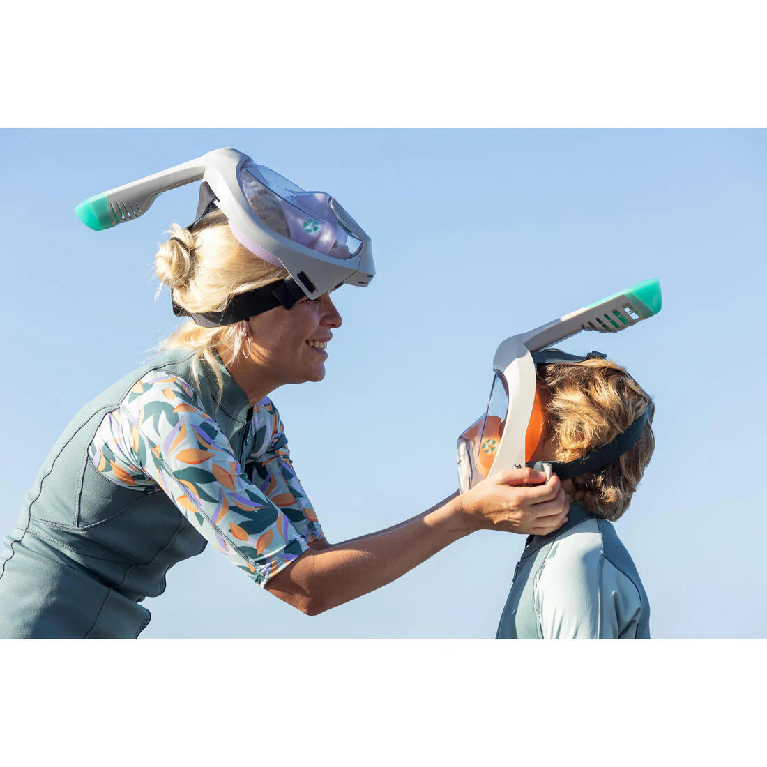 Kids’ Easybreath snorkelling surface mask XS (ages 6-10) NO BAG - Image 24