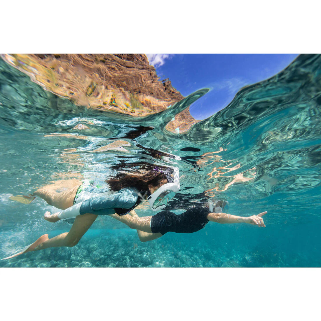 Kids’ Easybreath snorkelling surface mask XS (ages 6-10) NO BAG - Image 25