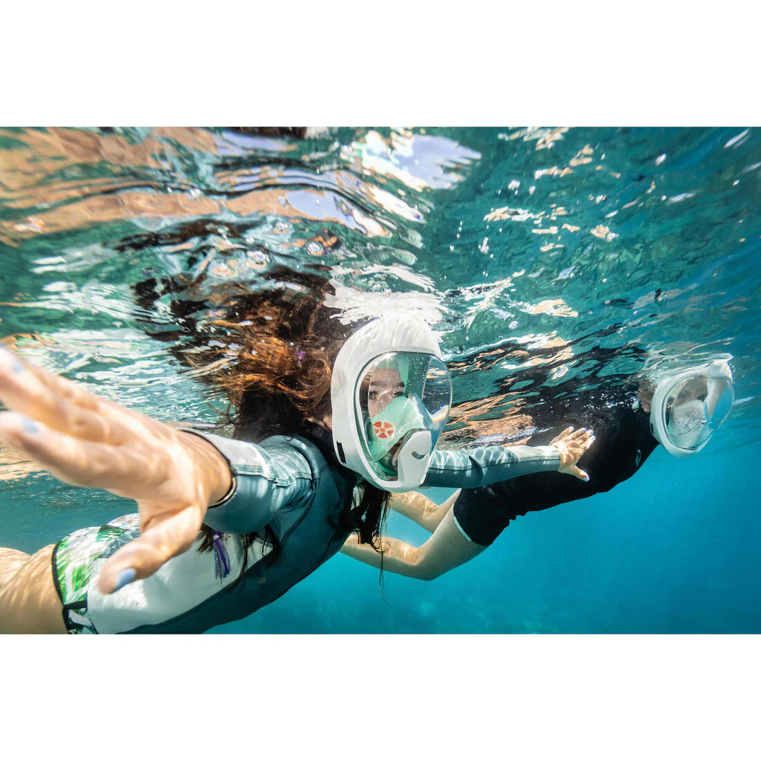 Kids’ Easybreath snorkelling surface mask XS (ages 6-10) NO BAG - Image 26