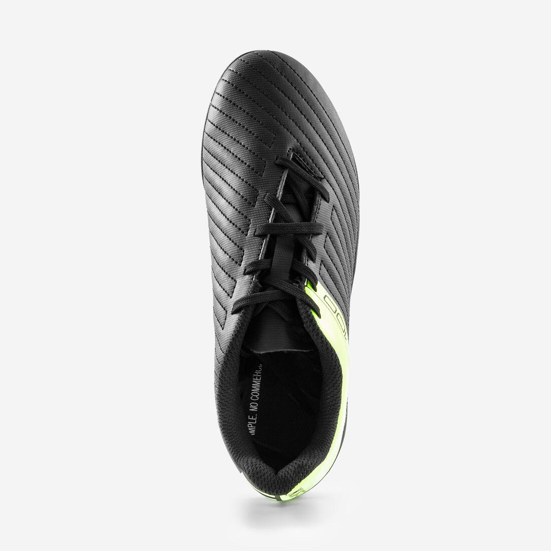 Kids' Football Boots Moulded Studs Black & Yellow - Agility 100 - Image 6