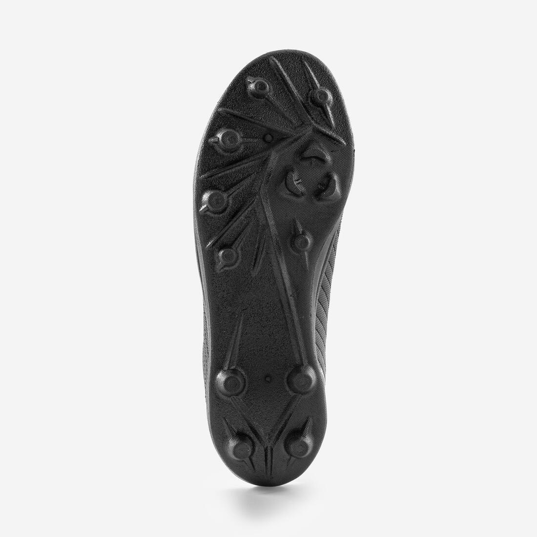 Kids' Football Boots Moulded Studs Black & Yellow - Agility 100 - Image 7