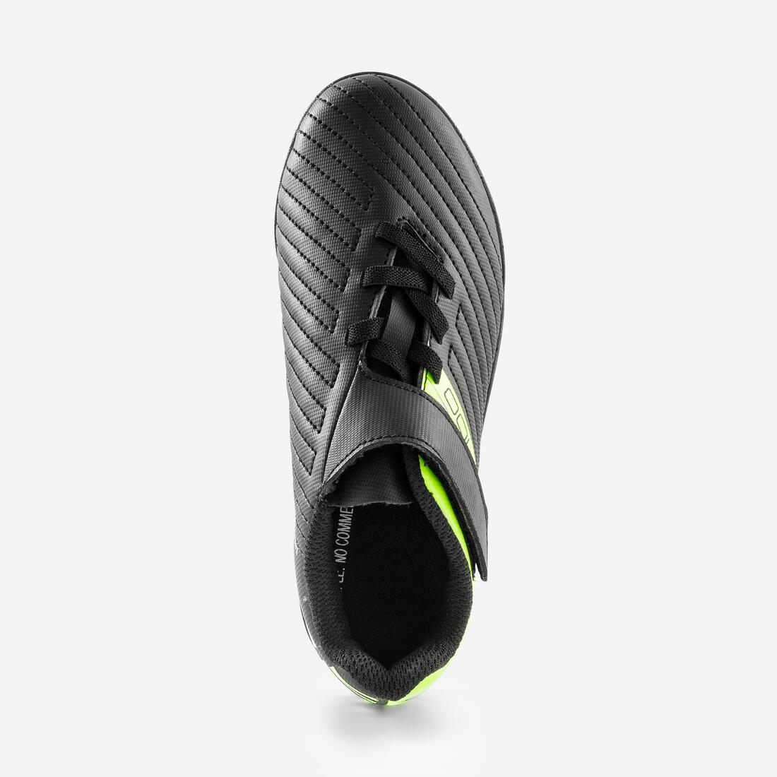 Kids' Football Boots Rip-Tab Moulded Studs Black & Yellow - Agility 100 - Image 6