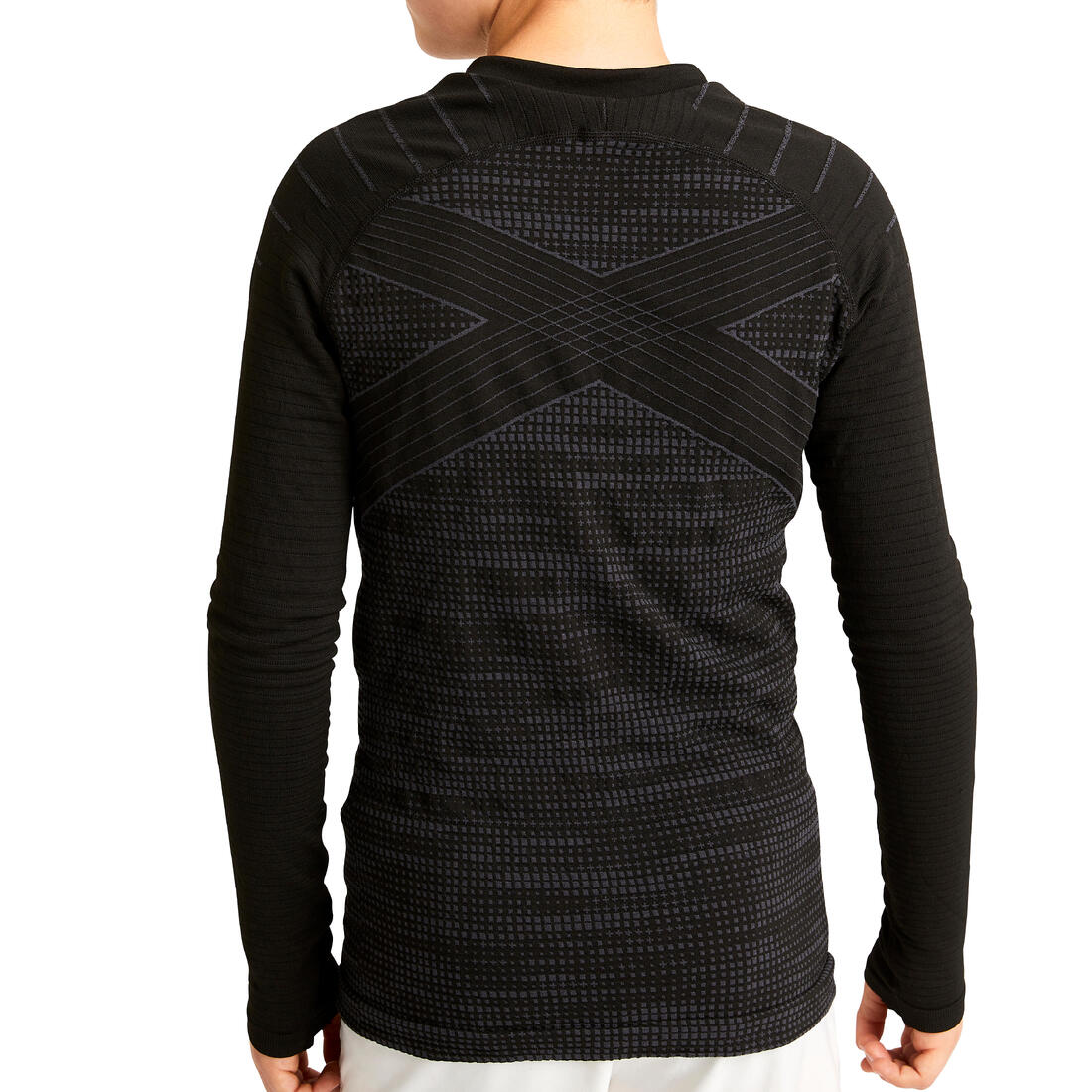 Kids' Football Long-Sleeved Seamless Thermal Base Layer Top Keepdry - Image 8