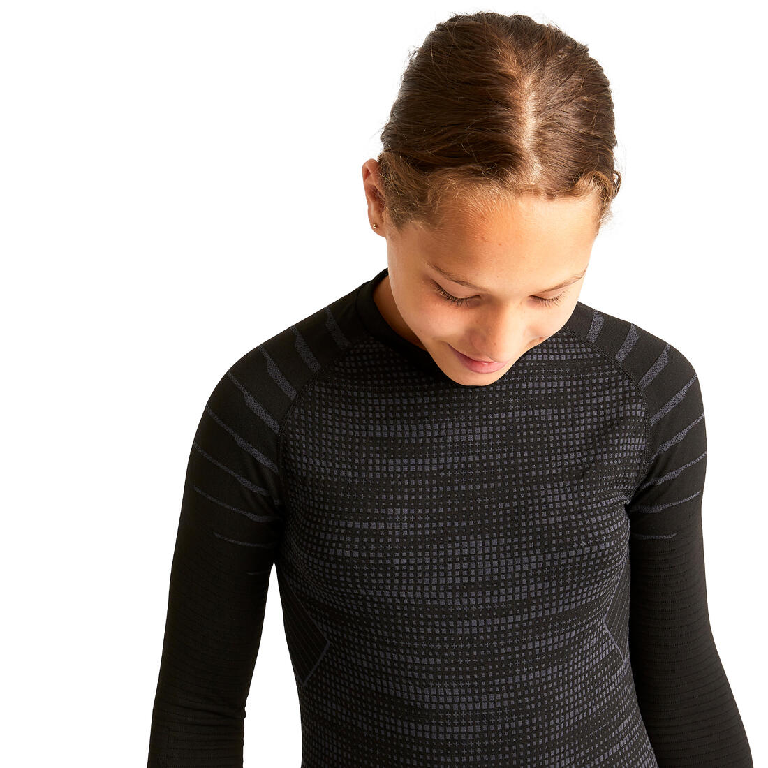 Kids' Football Long-Sleeved Seamless Thermal Base Layer Top Keepdry - Image 9