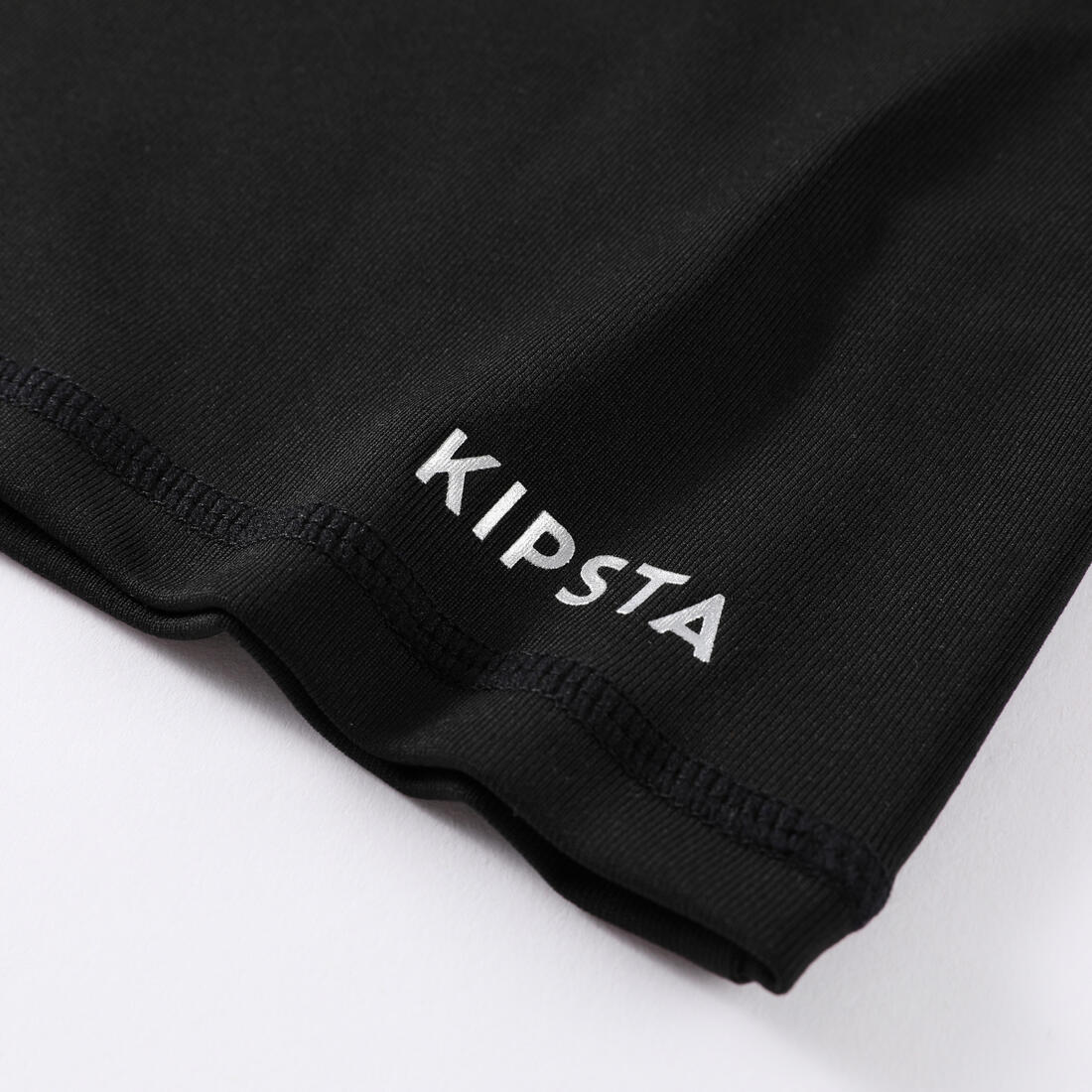 Kids' Football Long-Sleeved Thermal Base Layer Top Keepcomfort 100 - Black - Image 5