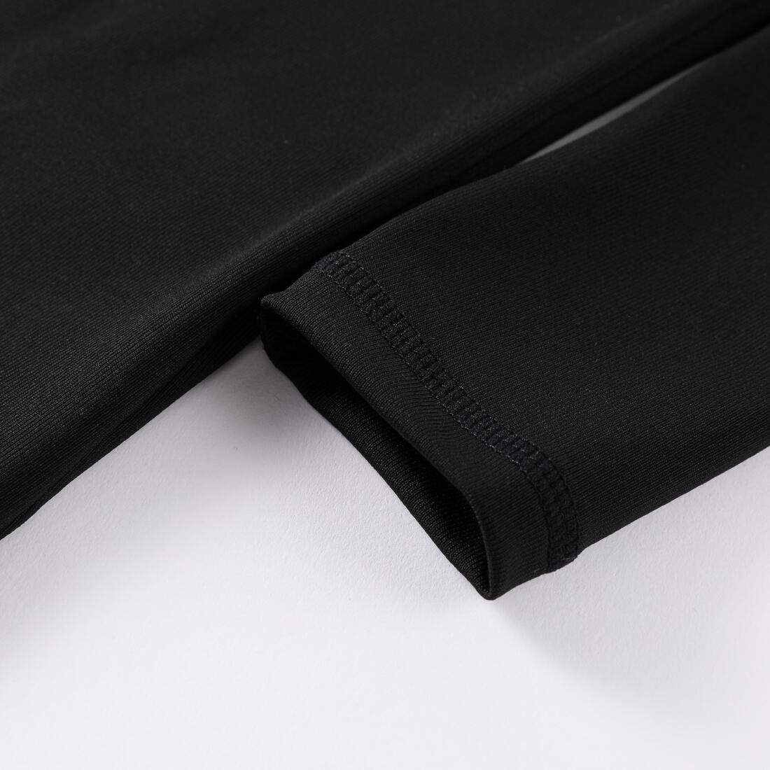 Kids' Football Long-Sleeved Thermal Base Layer Top Keepcomfort 100 - Black - Image 7