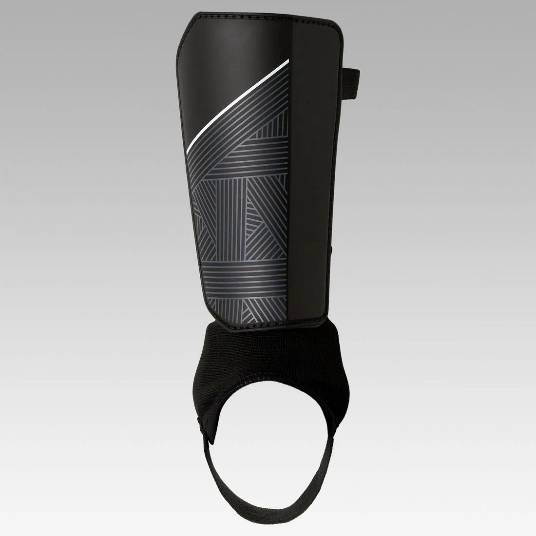 Kids' Football Shin Pads Essential 140 - Black - Image 2