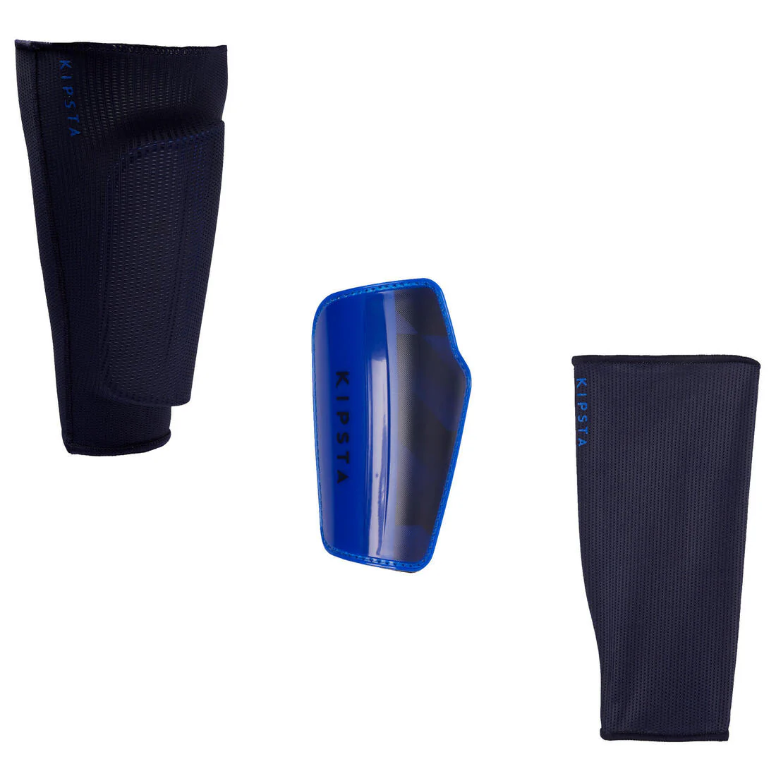 Kids' Football Shin Pads F500 Viralto - Blue - Image 5