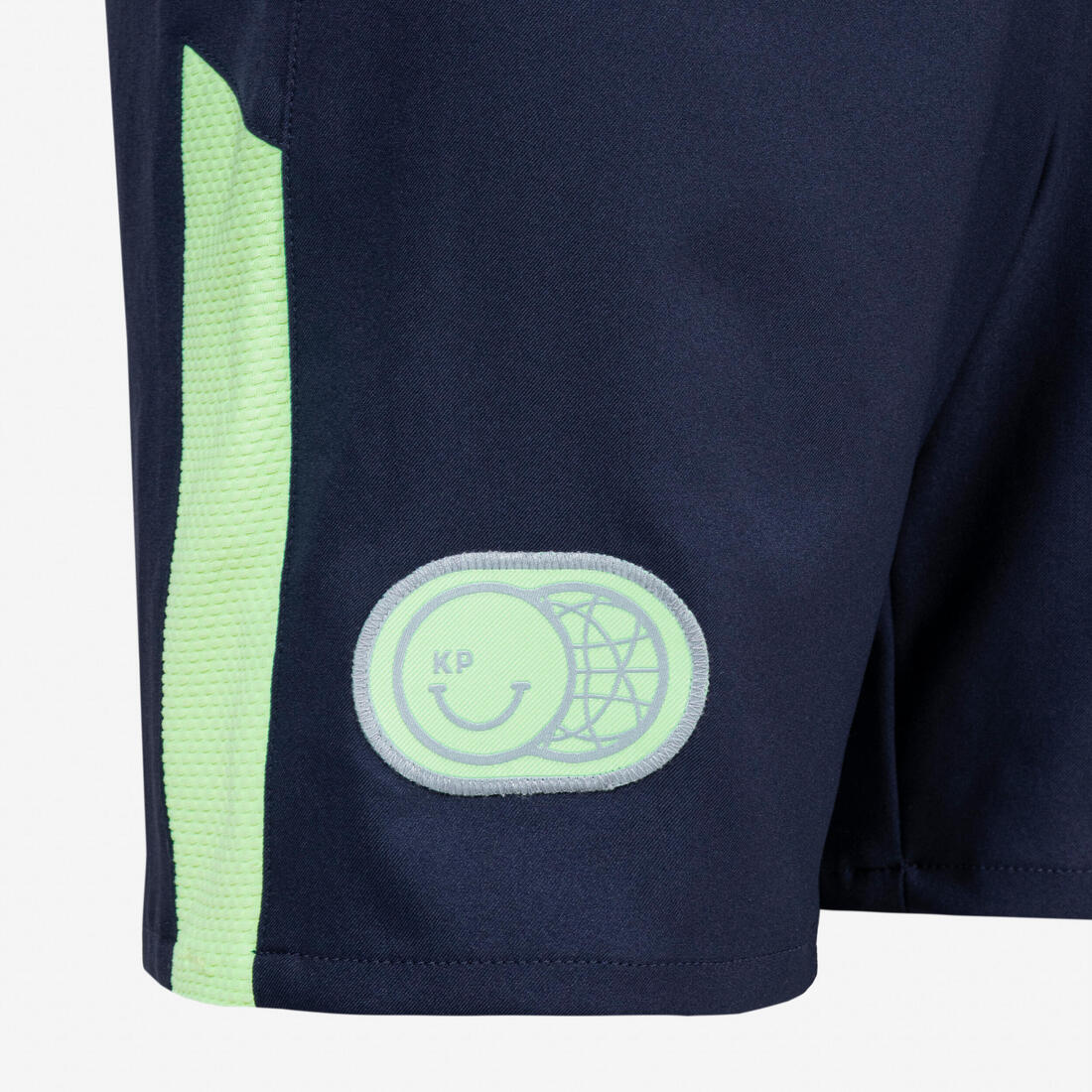 Kids' Football Shorts Viralto - Grey with Strip - Image 5