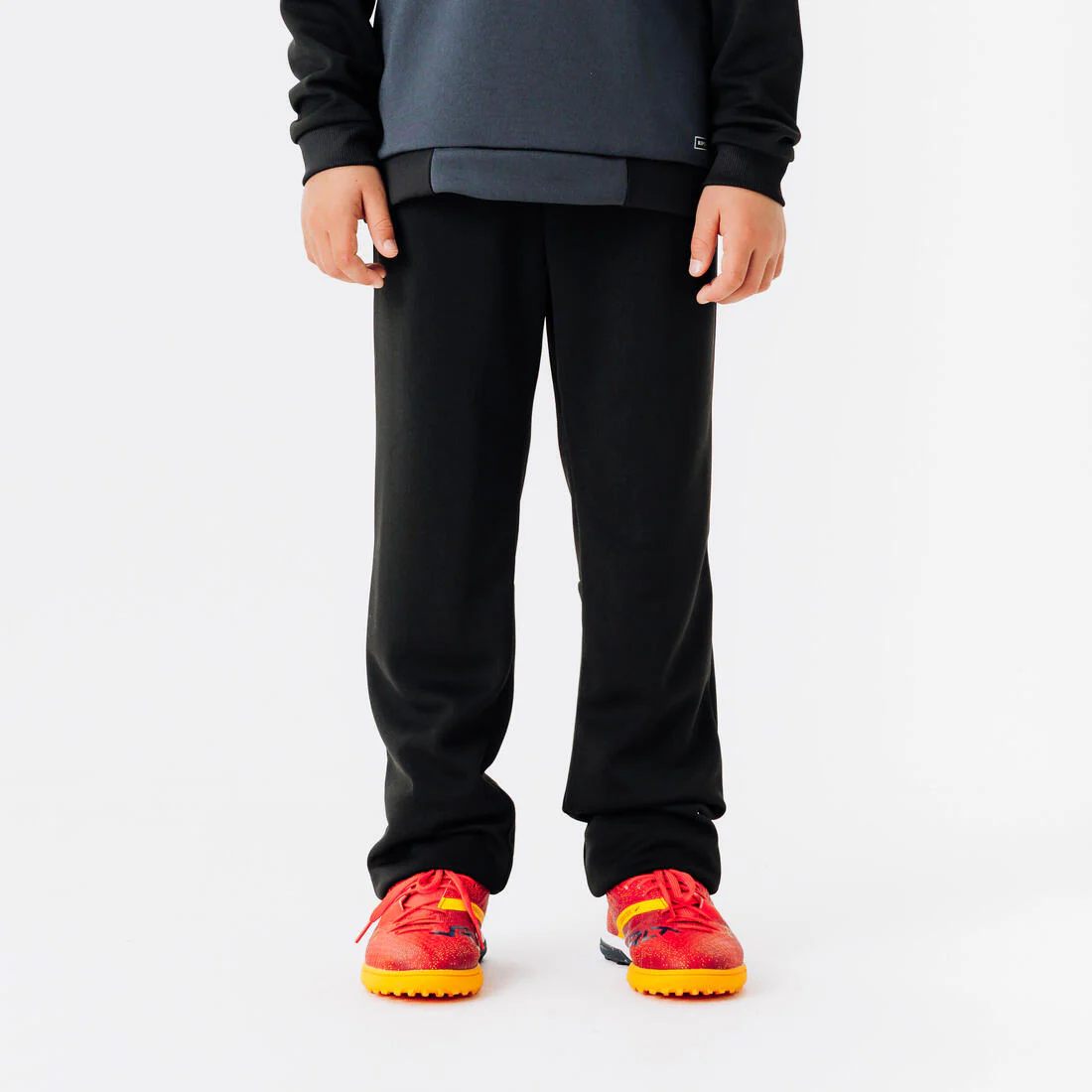 Kids' Football Training Bottoms Essential - Black