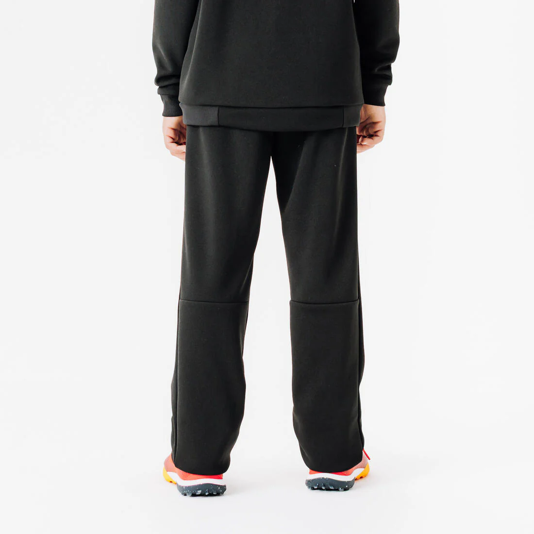 Kids' Football Training Bottoms Essential - Black - Image 4