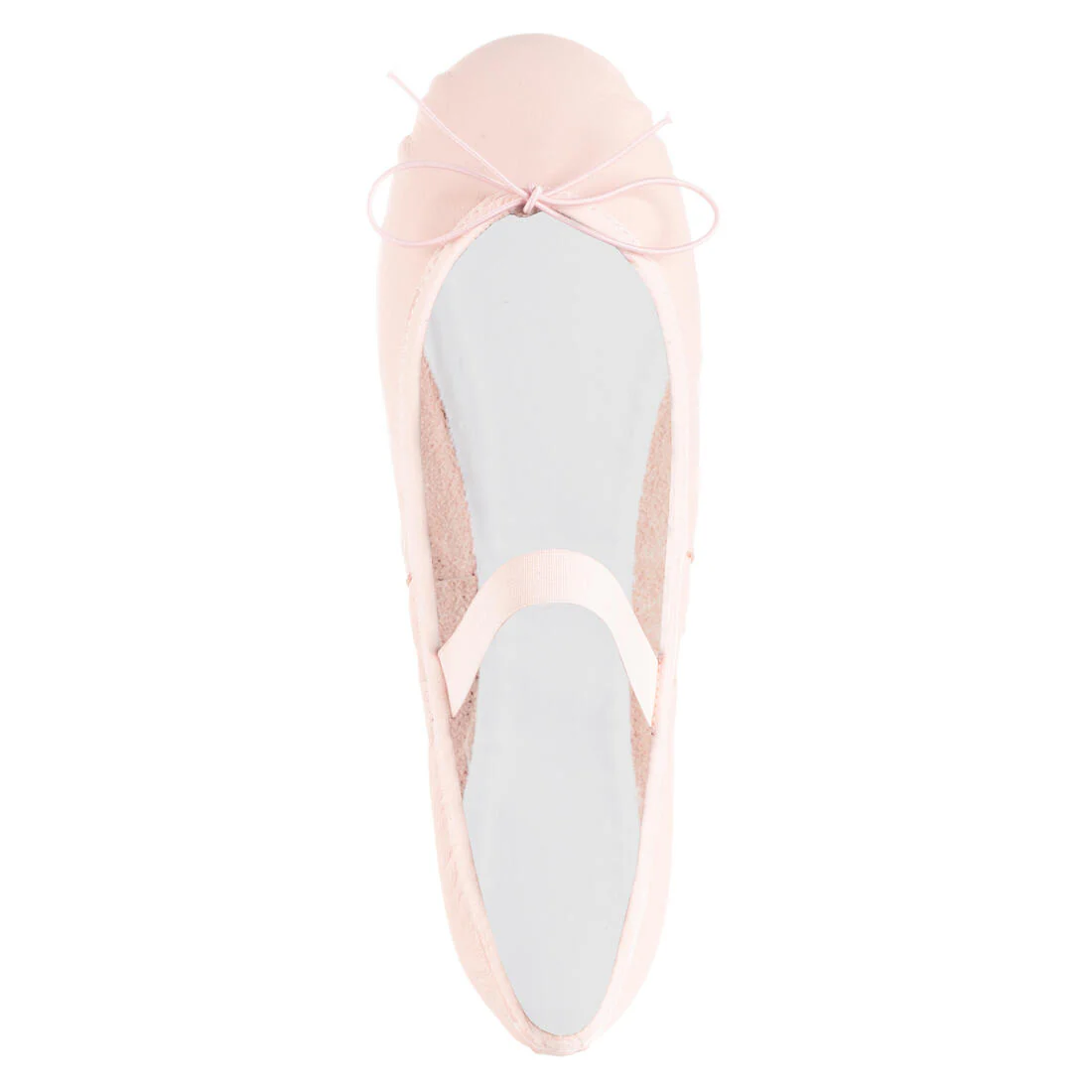 Kids' Full Sole Leather Ballet Demi-Pointe Shoes - Pink - Image 3