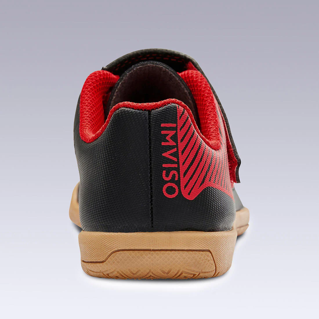Kids' Futsal Trainers 100 - Black/Red - Image 5