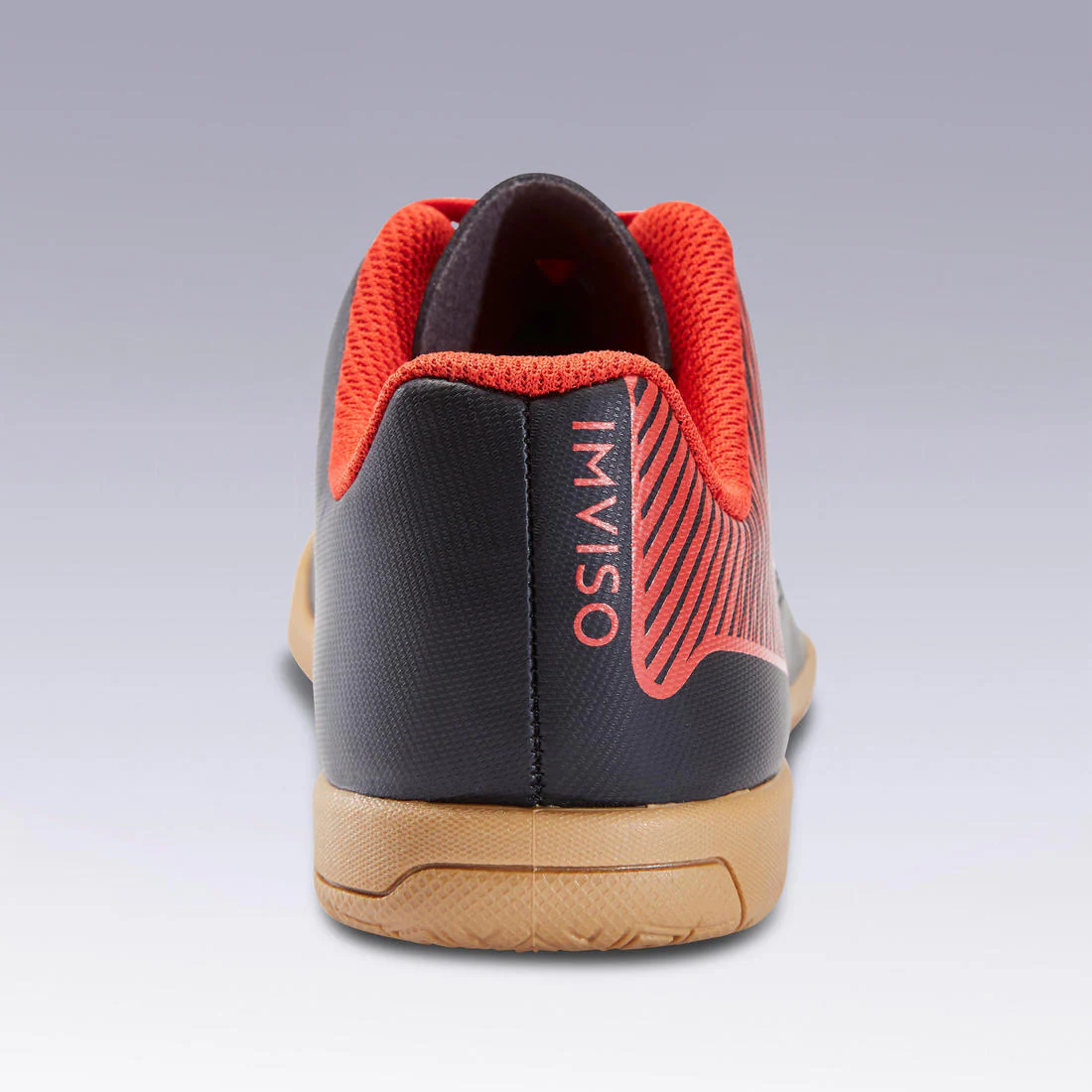 Kids' Futsal Trainers 100 - Black/Red - Image 5