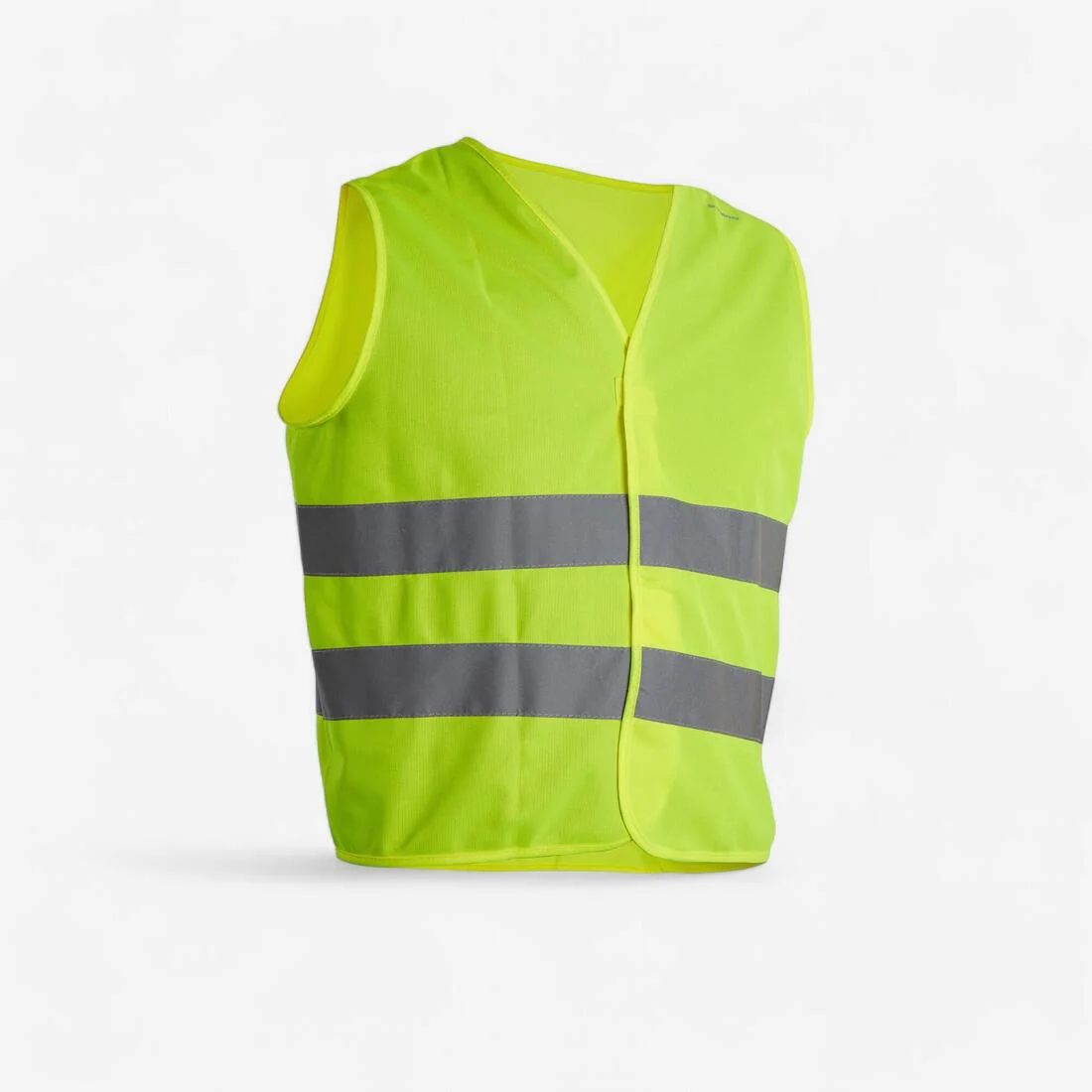 Kids' Hi-Vis Cycling Gilet - Neon Yellow