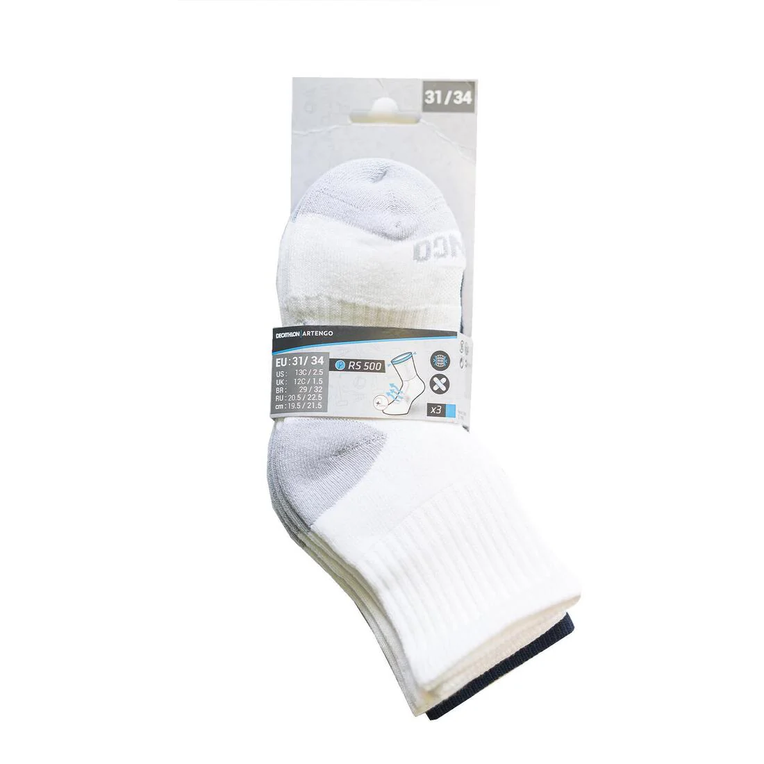Kids' High Sports Socks Tri-Pack RS 500 - Image 21