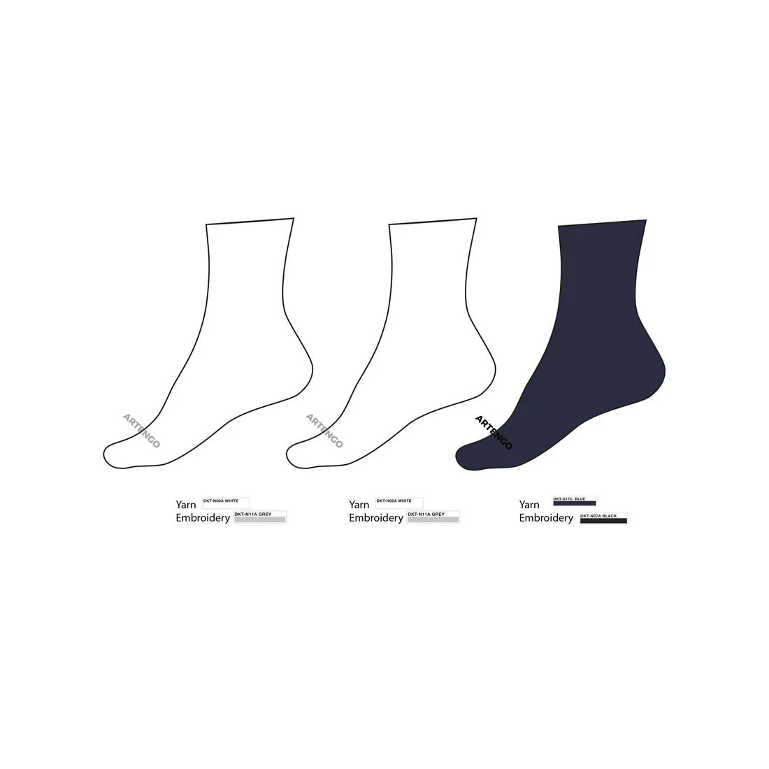 Kids' High Sports Socks Tri-Pack RS 60 - Image 23
