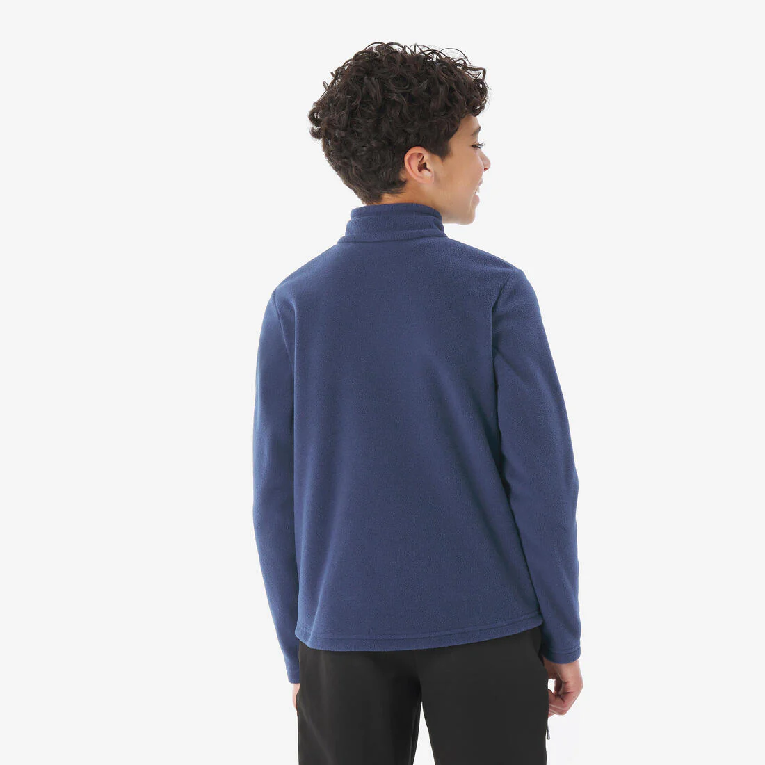 Kids’ hiking fleece jacket MH100 Half Zip - 7-15 years - Image 5