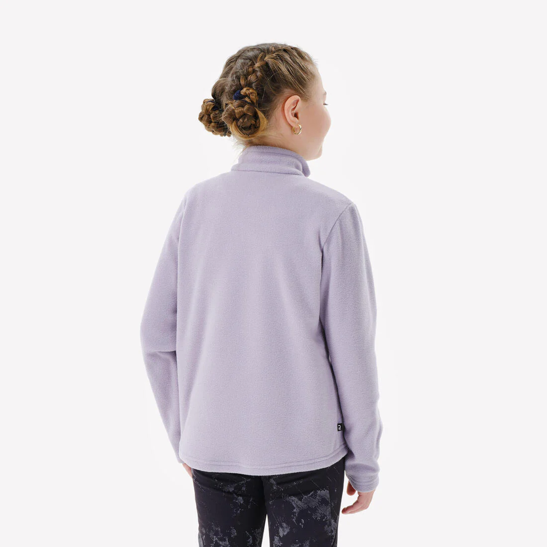 Kids’ hiking fleece jacket MH100 Half Zip - 7-15 years - Image 6