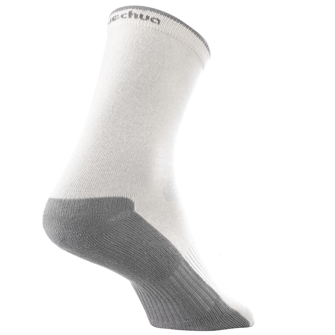 Kids' Hiking High Socks MH100 2-Pack - grey - Image 5