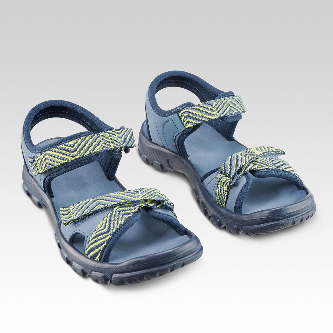 Kids’ hiking sandals with riptab, UK sizes 13 to 4, NH100 - Image 12
