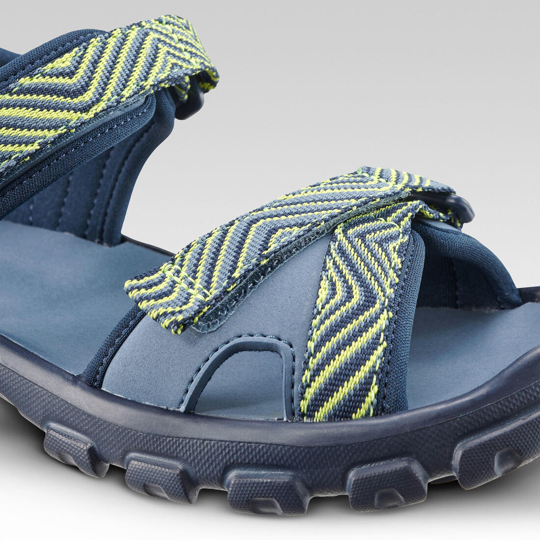 Kids’ hiking sandals with riptab, UK sizes 13 to 4, NH100 - Image 18