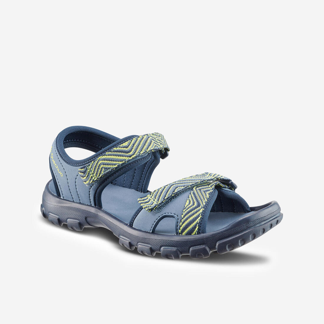 Kids’ hiking sandals with riptab, UK sizes 13 to 4, NH100 - Image 2