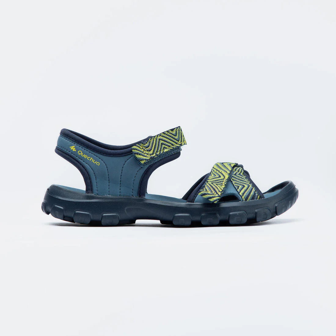 Kids’ hiking sandals with riptab, UK sizes 13 to 4, NH100 - Image 3