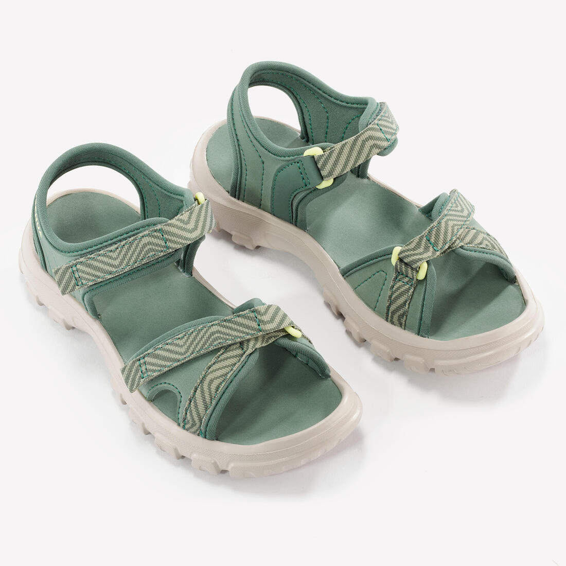 Kids’ hiking sandals with riptab, UK sizes 13 to 4, NH100 - Image 4