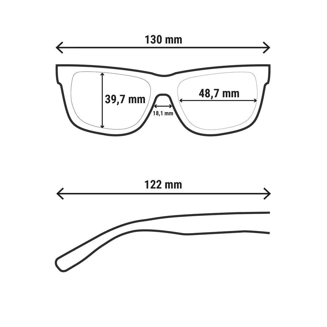 Kids Hiking Sunglasses Aged 10+ - MH T140 - Category 3 - Image 37