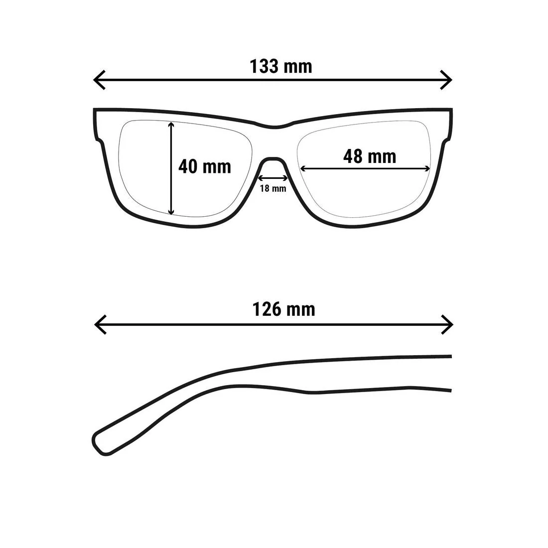 Kids Hiking Sunglasses Aged 10+ - MH T140 - Category 3 - Image 39
