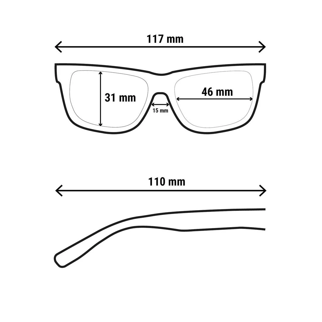 Kids Hiking Sunglasses - MH K120 - aged 2-4 - Category 4 - Image 12