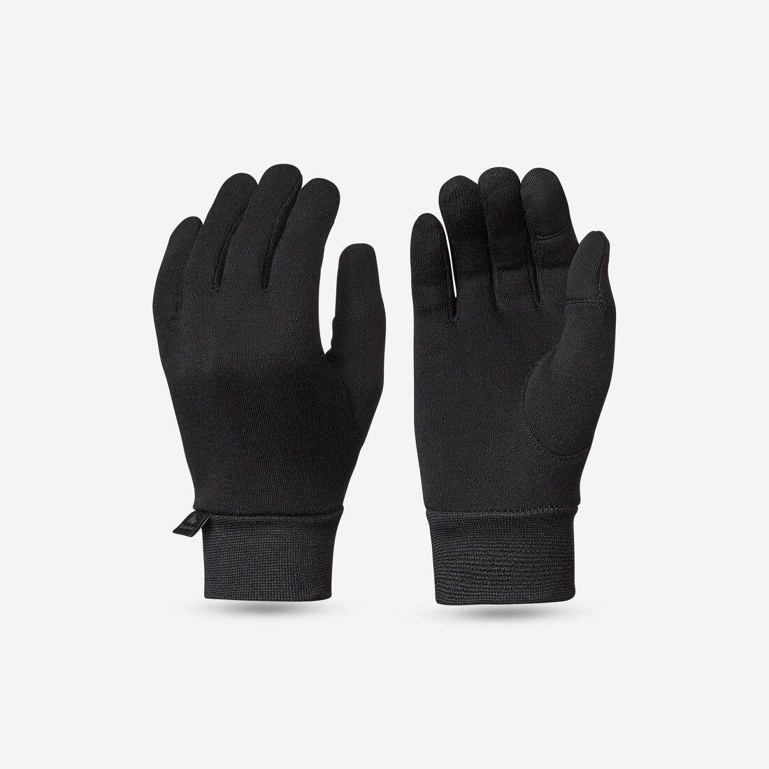 KIDS’ HIKING TOUCHSCREEN COMPATIBLE GLOVES - SH500 MOUNTAIN SILK - AGE 6-14