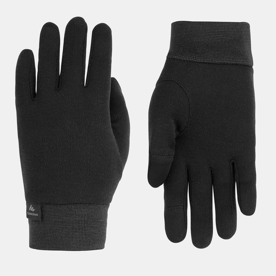 KIDS’ HIKING TOUCHSCREEN COMPATIBLE GLOVES - SH500 MOUNTAIN SILK - AGE 6-14 - Image 6