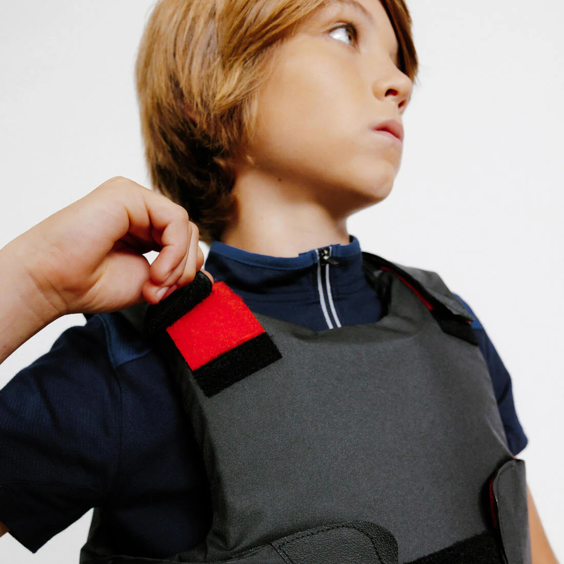 Kids' Horse Riding Body Protector 100 - Black - Image 6