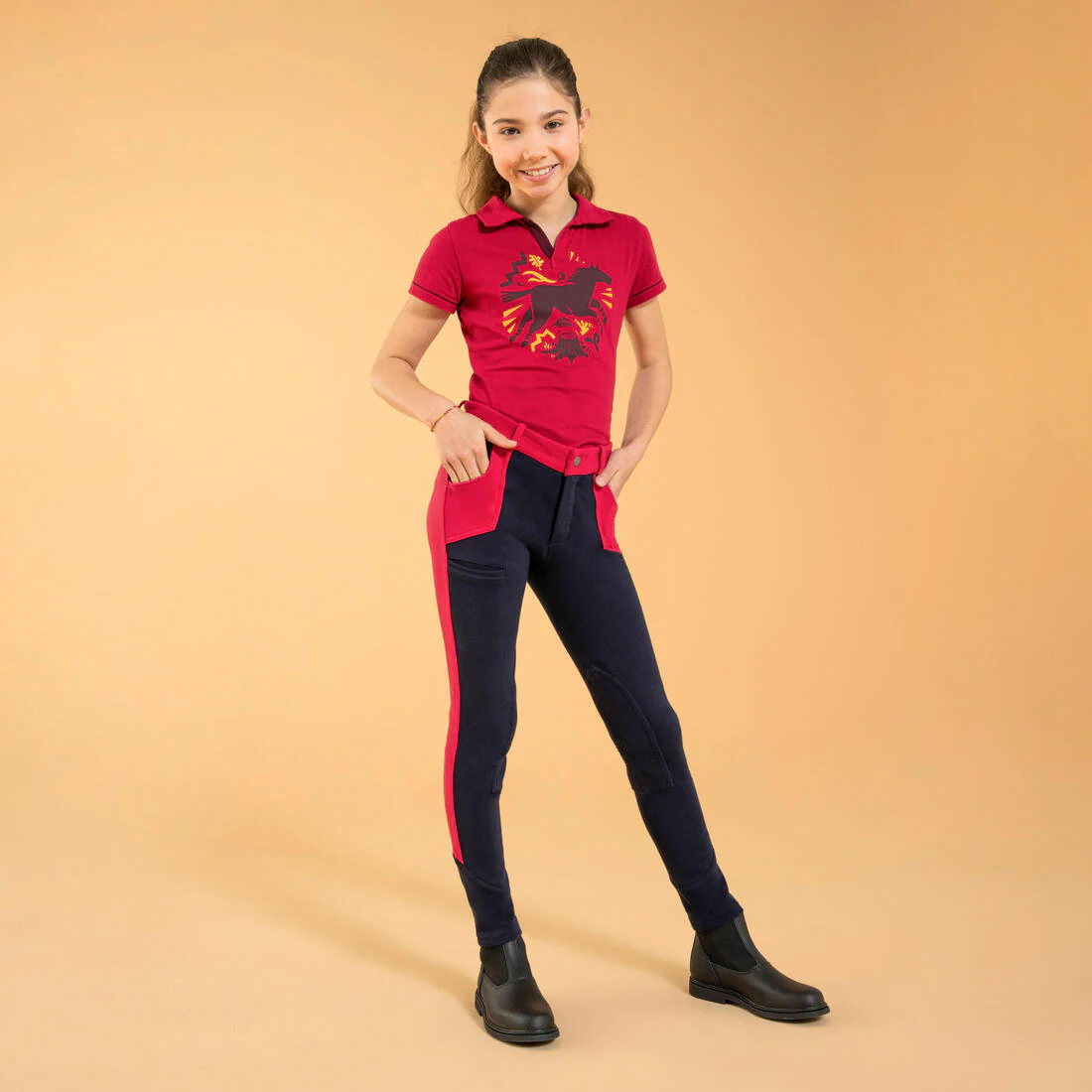 Kids' Horse Riding Jodhpurs 120 - Image 5
