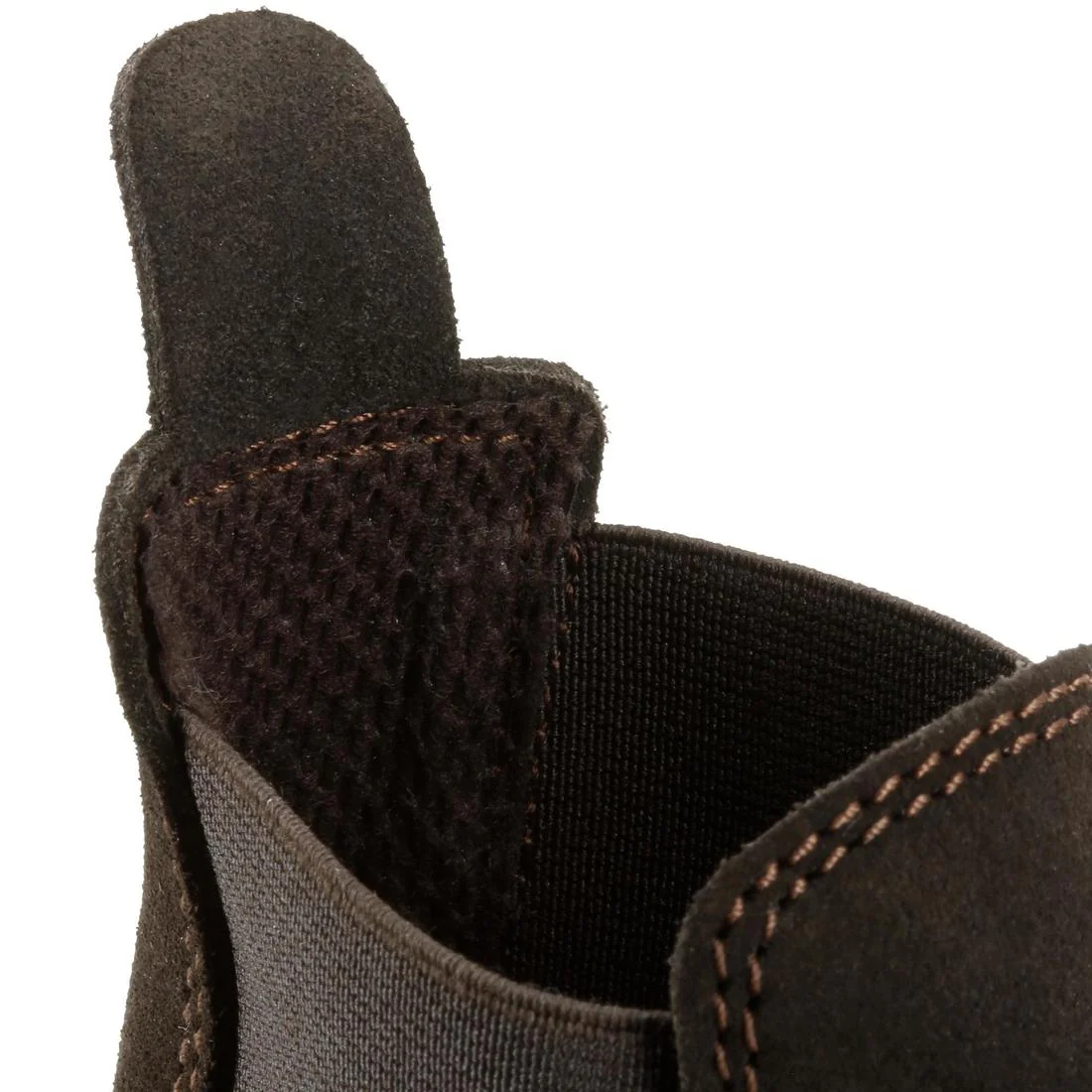 Kids' Horse Riding Leather Jodhpur Boots Classic - Brown - Image 12