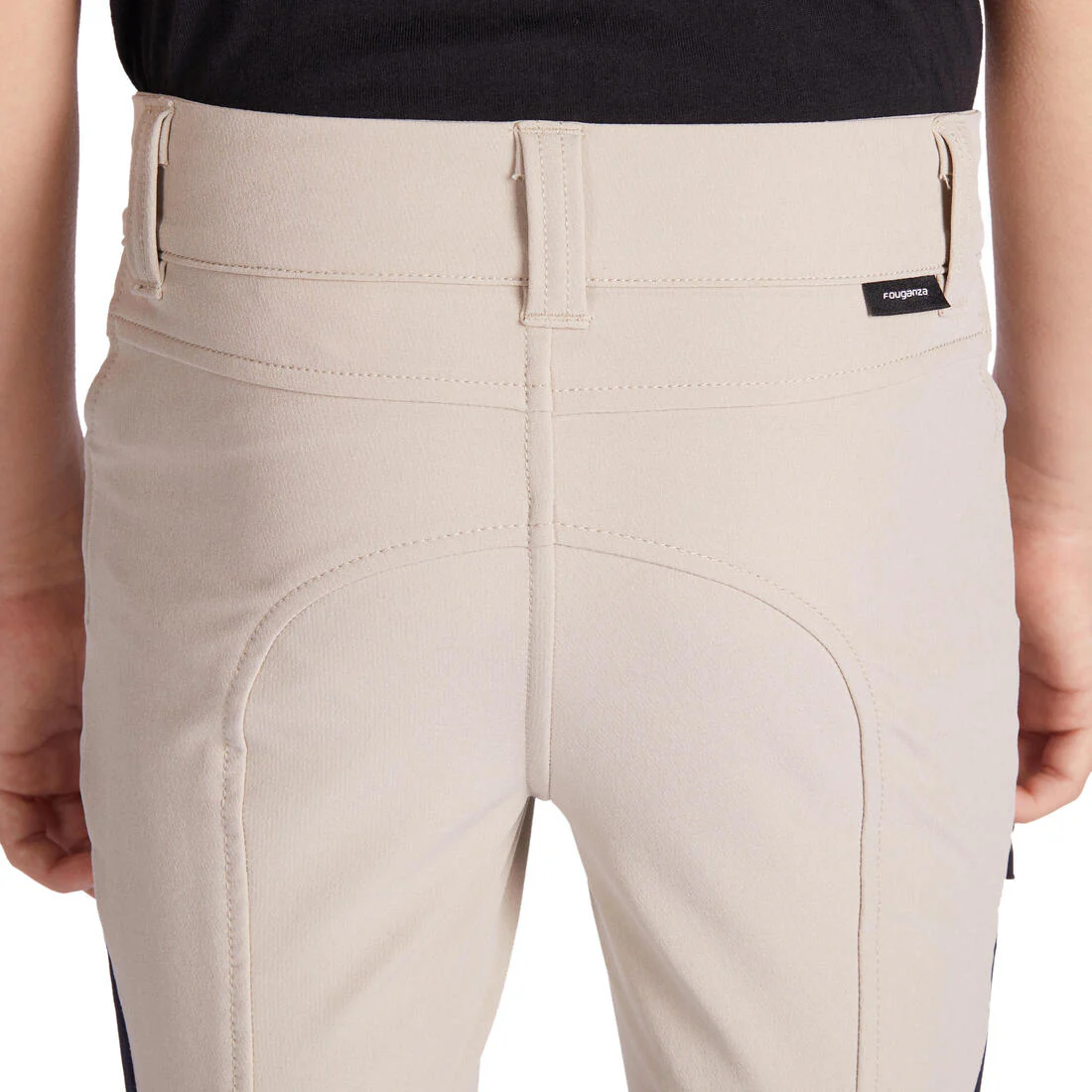 Kids' Horse Riding Lightweight Mesh Jodhpurs with Grippy Suede Patches 500 - Image 30