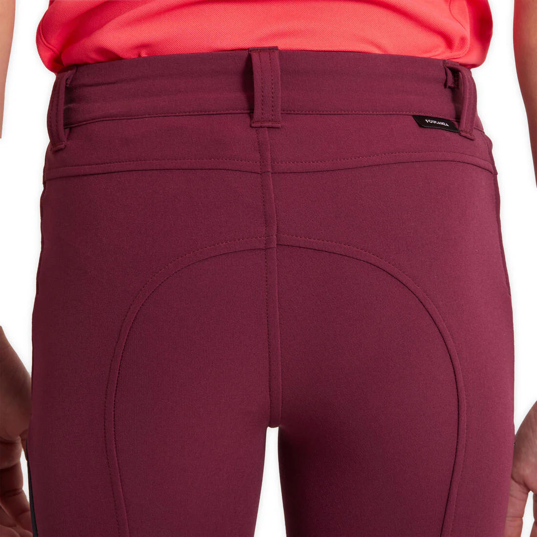 Kids' Horse Riding Lightweight Mesh Jodhpurs with Grippy Suede Patches 500 - Image 36