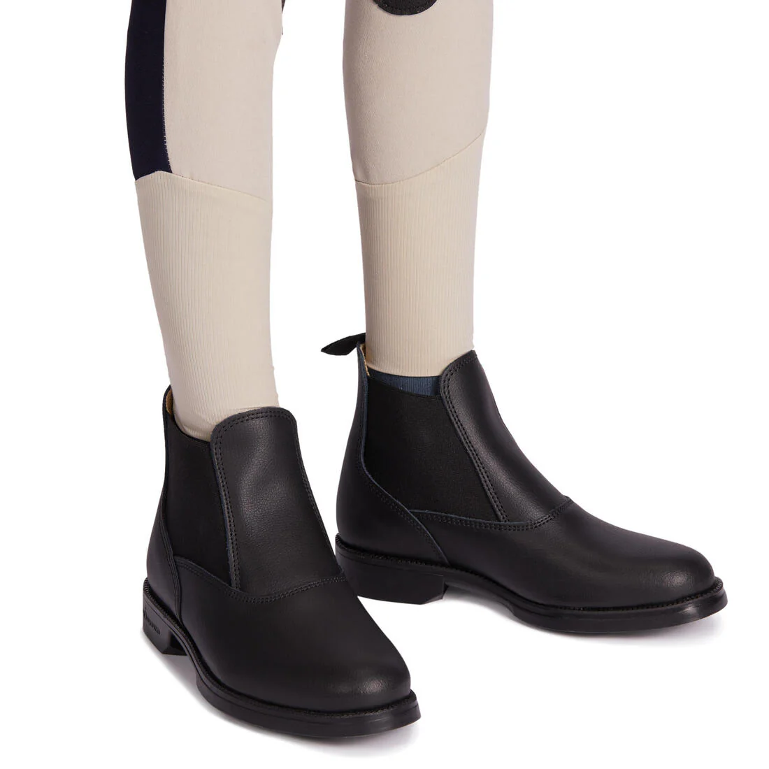 Kids' Horse Riding Lightweight Mesh Jodhpurs with Grippy Suede Patches 500 - Image 42