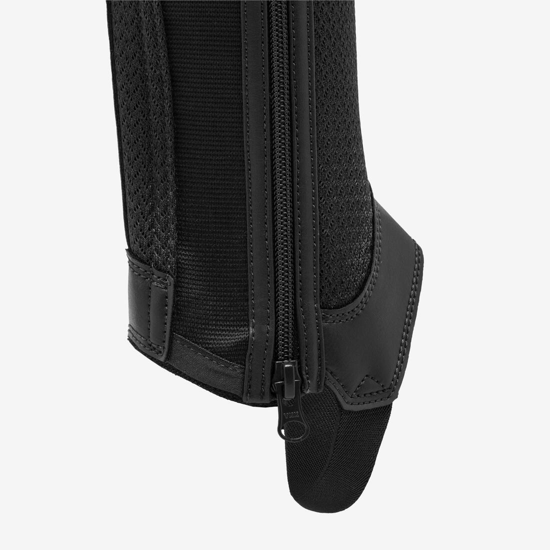 Kids' Horse Riding Mesh Half Chaps 100 - Image 8
