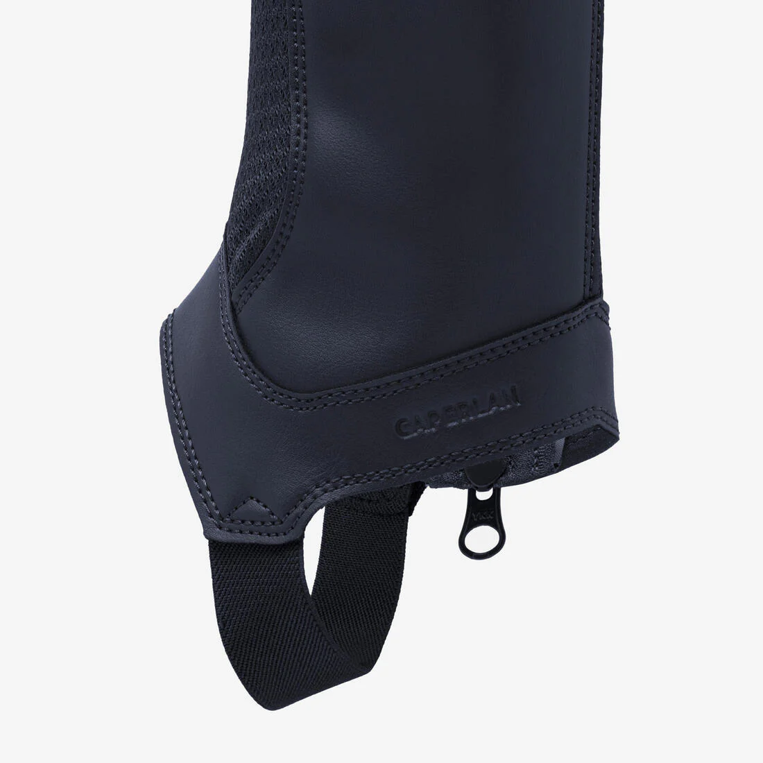 Kids' Horse Riding Mesh Half Chaps 100 - Navy - Image 3